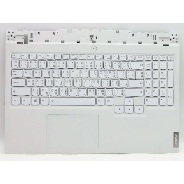 Lenovo Legion 5 15ACH6H 5CB1C93119 white backlit Thai TI keyboard palmrest - main product image