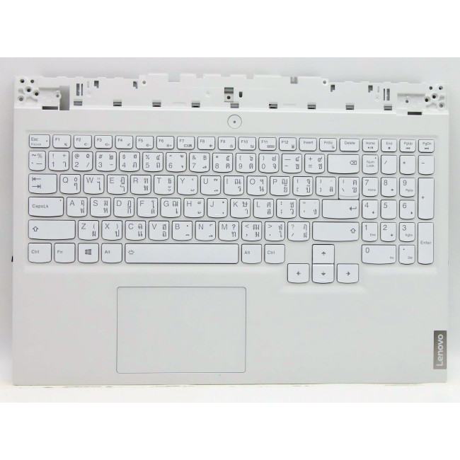 Lenovo Legion 5 15ACH6H 5CB1C93119 white backlit Thai TI keyboard palmrest - main product image