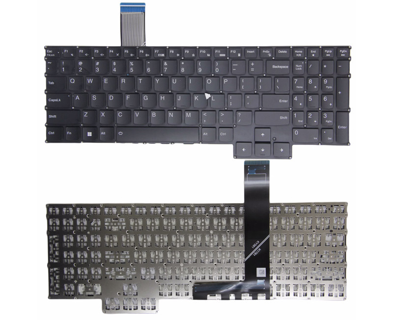 Lenovo Legion 5 15ARH7 15ARH7H 15IAH7 15IAH7H, black US keyboard - additional view 