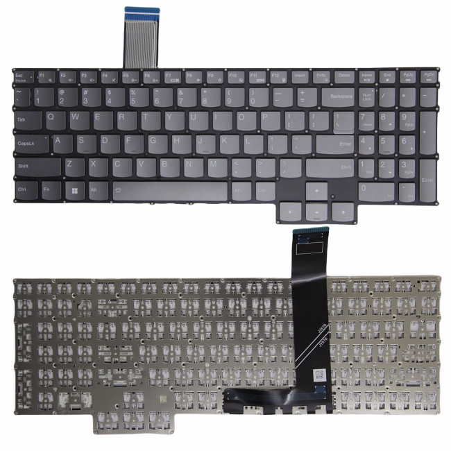 Lenovo Legion 5 15ARH7 15ARH7H 15IAH7 15IAH7H, gray US keyboard - main product image