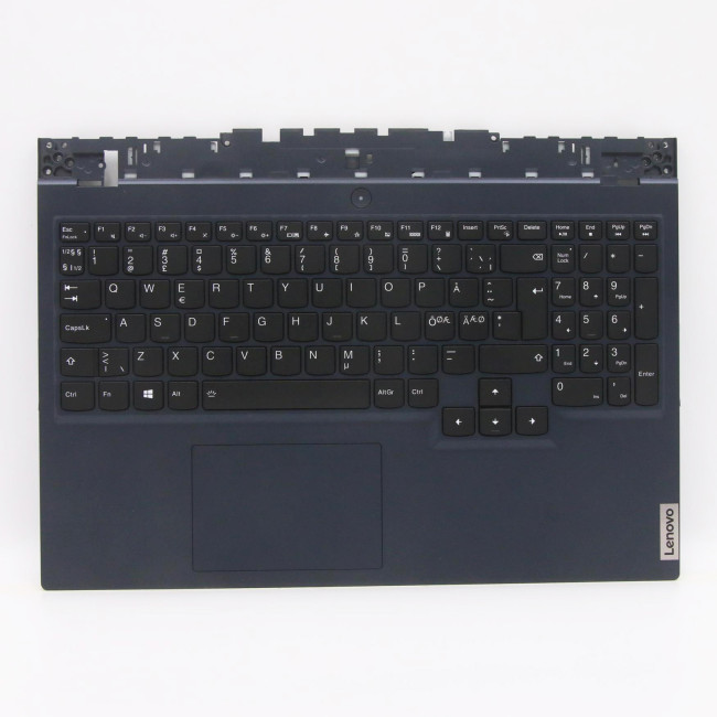 Lenovo Legion 5 15ITH6 5CB1D12345 blue backlit Norwegian NE NR keyboard palmrest - main product image