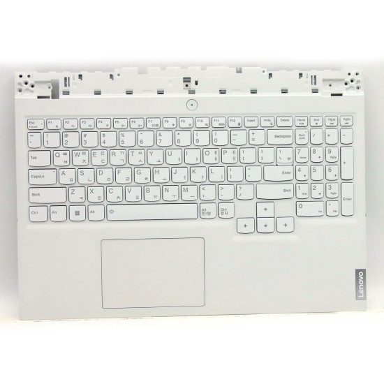 Lenovo Legion 5 15ITH6 5CB1D12375 white backlit Korean KR keyboard palmrest - main product image
