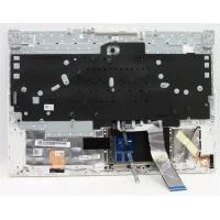 Lenovo Legion 5 15ITH6H 5CB1D05112 white backlit Swiss SW keyboard palmrest - additional view 1