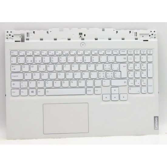 Lenovo Legion 5 15ITH6H 5CB1D05112 white backlit Swiss SW keyboard palmrest - main product image