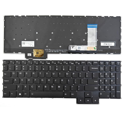 Lenovo Legion 5 16IRX9, Legion 5i 16IRX9, Legion 5i Gen 9 16IRX9 RGB backlit US keyboard black