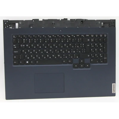 Lenovo Legion 5 17ACH6 5CB1D01908 blue backlit Bulgarian BG keyboard palmrest