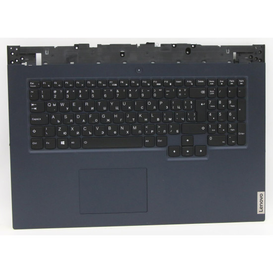 Lenovo Legion 5 17ACH6 5CB1D01908 blue backlit Bulgarian BG keyboard palmrest - main product image