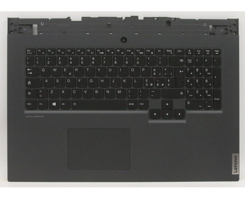 Lenovo Legion 5 17IMH05H 5CB0Z21120 gray backlit Italian IT keyboard palmrest - additional view 