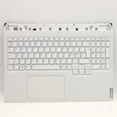 Lenovo Legion 5 Pro 16ITH6H 5CB1D05438 white backlit Norwegian NE NR keyboard palmrest