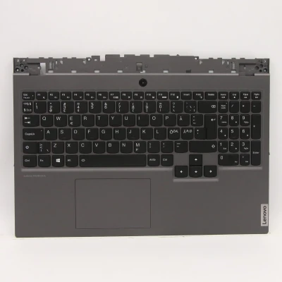 Lenovo Legion 5P 15IMH05H 5CB0Y99306 gray backlit Norwegian NE NR keyboard palmrest