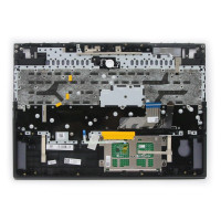 Lenovo Legion 7-15IMH05 81YT gray 7-color backlit Norwegian NE NR keyboard palmrest - additional view 1