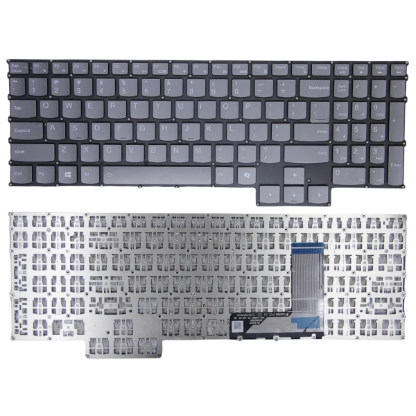 Lenovo Y7000P IRH8, R7000P APH8, R7000 AHP9, ARP9, 2023 2024 gray US keyboard AI - main product image
