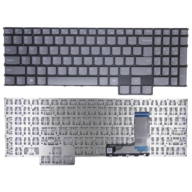 Lenovo Y7000P IRH8, R7000P APH8, R7000 AHP9, ARP9, 2023 2024 gray US keyboard AI - main product image