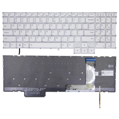 Lenovo Y7000P IRH8, R7000P APH8, R7000 AHP9, ARP9, 2023 2024 white backlit US keyboard