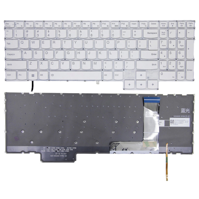 Lenovo Legion 7 16IRX9 - Type 83FD, white backlit US keyboard - main product image