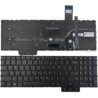 Lenovo Legion Pro 5 16ARX8 16IRX8, Legion Pro 7 16ARX8H 16IRX8H, black RGB backlit US keyboard