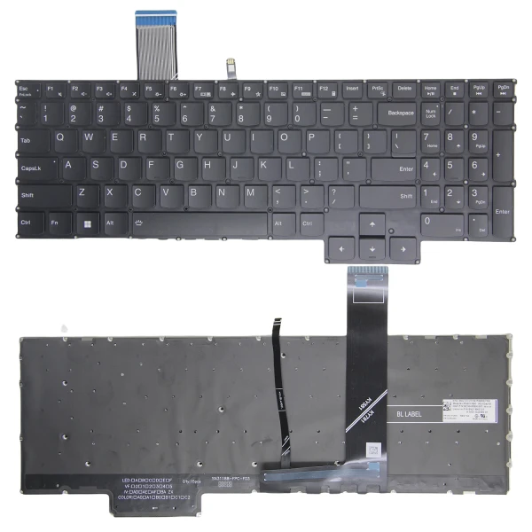 Lenovo Legion Pro 5 16ARX8 16IRX8, Legion Pro 7 16ARX8H 16IRX8H, black backlit US keyboard - main product image