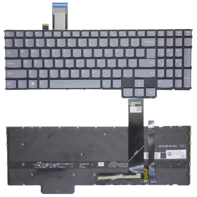 Lenovo Legion Pro 5 16ARX8 16IRX8, Legion Pro 7 16ARX8H 16IRX8H, gray RGB backlit US keyboard