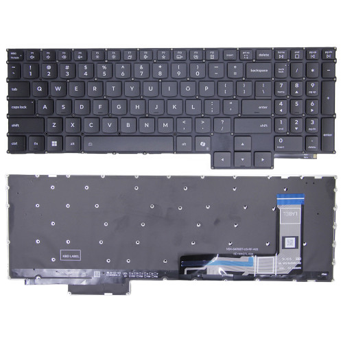 Lenovo Legion Pro 7 16AFR10H 83RU black backlit US keyboard AI