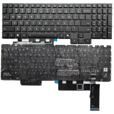 Lenovo Legion Pro 7 16AFR10H 83RU black per-key RGB backlit US keyboard AI