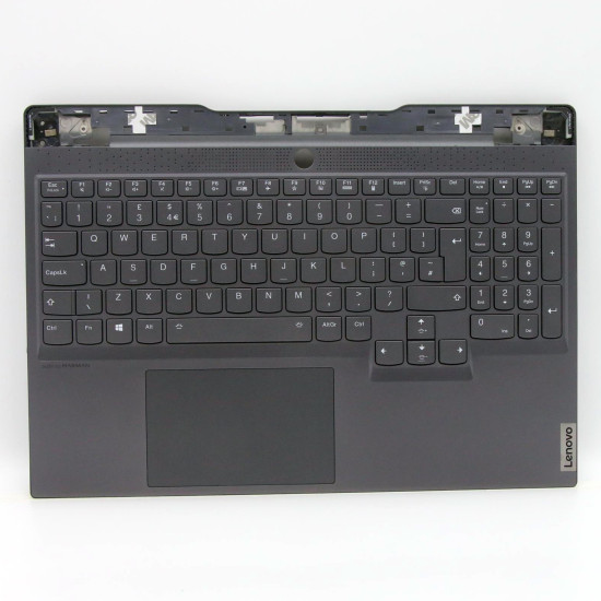 Lenovo Legion S7-15ACH6 5CB1C94078 gray RGB backlit UK keyboard palmrest - main product image