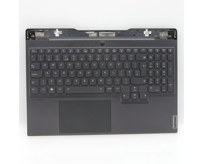 Lenovo Legion S7-15ACH6 5CB1C94078 gray RGB backlit UK keyboard palmrest
