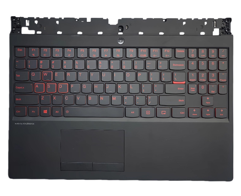 Lenovo Legion Y530-15ICH, Y540-15IRH, Y7000 2018 2019, PG0 backlit US keyboard palmrest red - additional view 