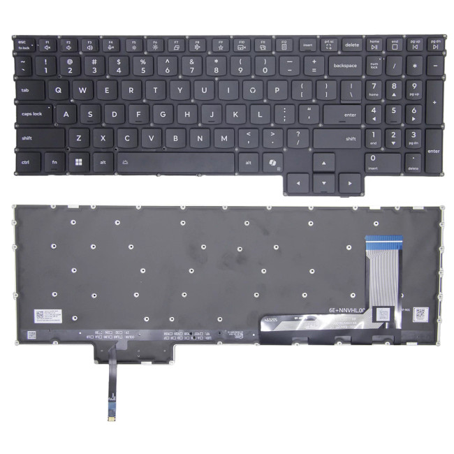 Lenovo Legion Y7000, R7000, IRX10, AKP10, IAX10, ADR10, 2025 black backlit US keyboard AI - main product image