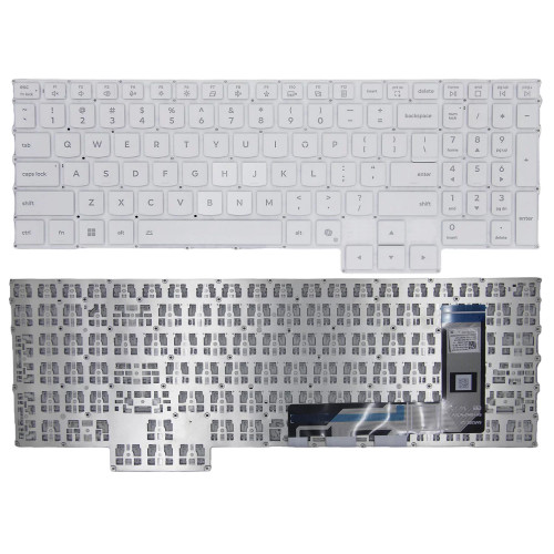 Lenovo Legion Y7000P, R7000P, Y9000P, R9000P, IRX10, IAX10, AHP10, ADR10, 2025 white US keyboard AI - main product image