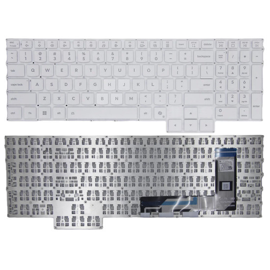 Lenovo Legion Y7000P, R7000P, Y9000P, R9000P, IRX10, IAX10, AHP10, ADR10, 2025 white US keyboard AI - main product image