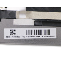 Lenovo Legion Y740-15ICHg 5CB0S16446 Gray RGB backlit Bulgarian BG keyboard palmrest - additional view 1