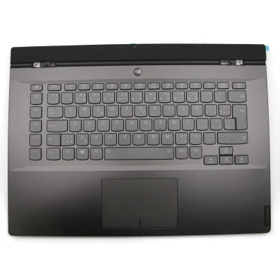Lenovo Legion Y740-15IRHg gray RGB backlit Czech CZ Slovak SK keyboard palmrest