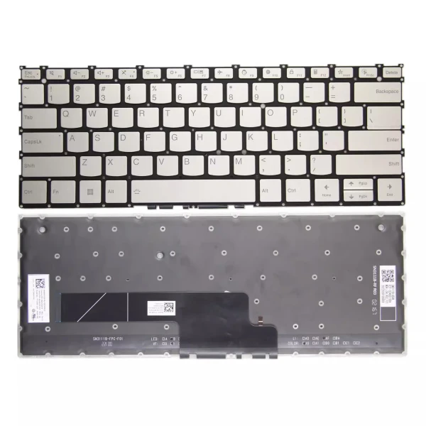 Lenovo Slim 7 Carbon 13IAP7 13IRP8 gold backlit US keyboard - main product image