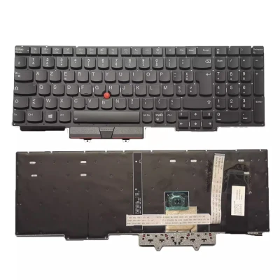Lenovo THINKPAD E15 Gen 1 Gen 2 backlit French FR keyboard