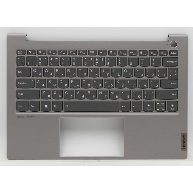 Lenovo ThinkBook 13s G3 ACN 5CB1C72423 gray backlit Russian RU keyboard palmrest - main product image