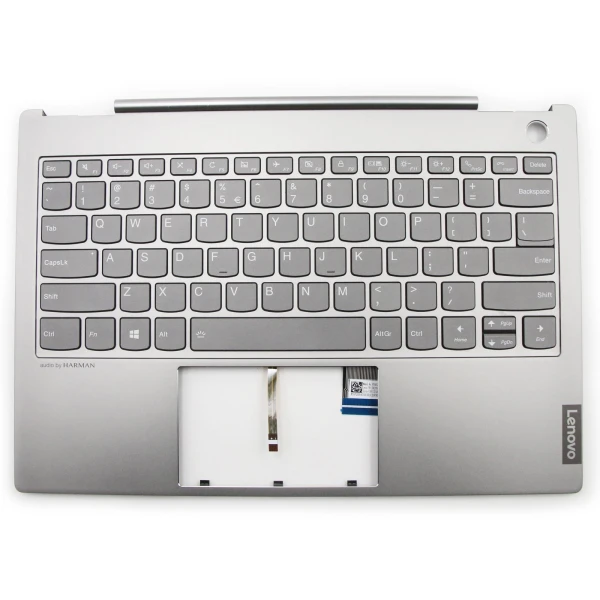 Lenovo ThinkBook 13s-IWL, 5CB0U43206, silver backlit US keyboard palmrest - main product image