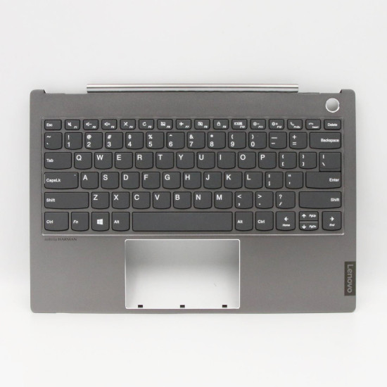 Lenovo ThinkBook 13s-IWL, silver gray US keyboard palmrest - main product image