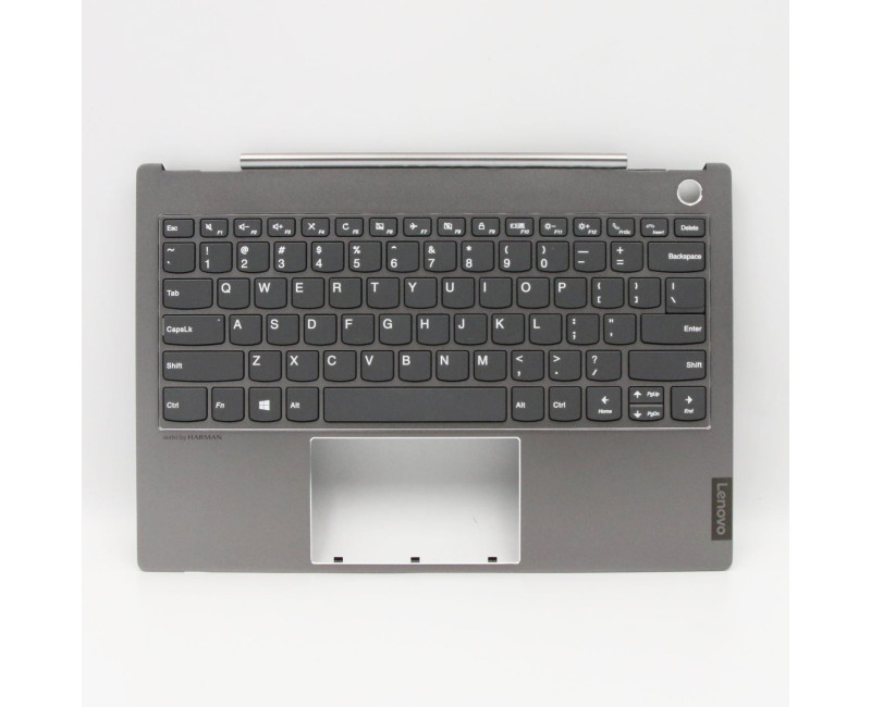 Lenovo ThinkBook 13s-IWL, silver gray US keyboard palmrest - additional view 