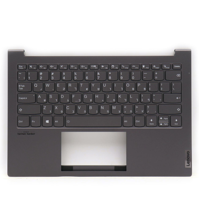 Lenovo ThinkBook 13x ITG 5CB1C93607 Gray backlit Hebrew HB keyboard palmrest - main product image