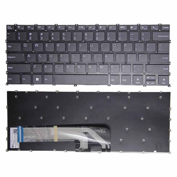 Lenovo Flex 5-14ABR8 5-14ALC7 5-14IAU7 5-14IRU8, black F10 lock US keyboard - main product image