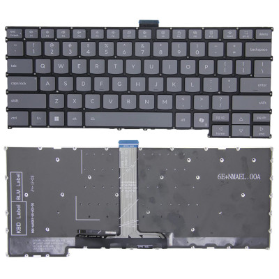 Lenovo ThinkBook 14 G6+ IMH, 14 G7 ARP IML, 14 G8 IAL IRL, backlit US keyboard gray AI