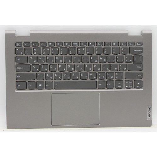Lenovo ThinkBook 14s yoga ITL 5CB1C90965 gray backlit Russian RU keyboard palmrest - main product image