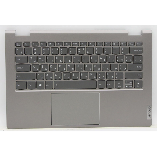 Lenovo ThinkBook 14s yoga ITL 5CB1C90965 gray backlit Russian RU keyboard palmrest - main product image