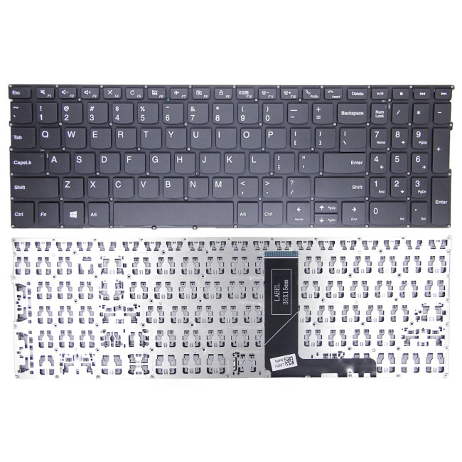 Lenovo yoga C740-15IML, C940-15IRH, S740-15IRH, yoga 9 15IMH5, black US keyboard call OEM - main product image