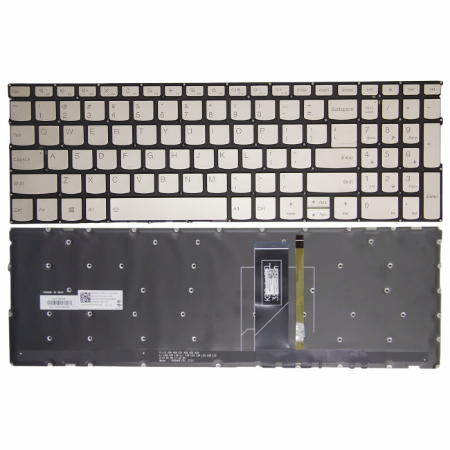 Lenovo IdeaPad 720S-15IKB, 720S Touch-15IKB, gold backlit US keyboard lock - main product image