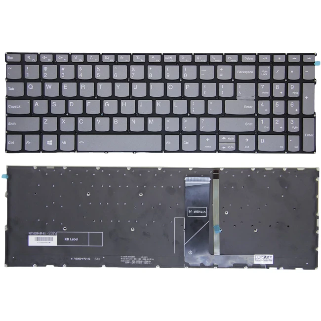 Lenovo IdeaPad S540-15IML, S540-15IWL, S740-15IRH, S740 Touch-15IRH, gray backlit US keyboard call - main product image