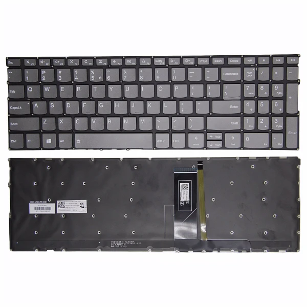 Lenovo IdeaPad S540-15IML S540-15IWL, S740-15IRH S740 Touch-15IRH gray backlit US keyboard lock - main product image