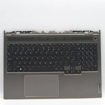 Lenovo ThinkBook 16p G3 ACH gray backlit UK keyboard palmrest