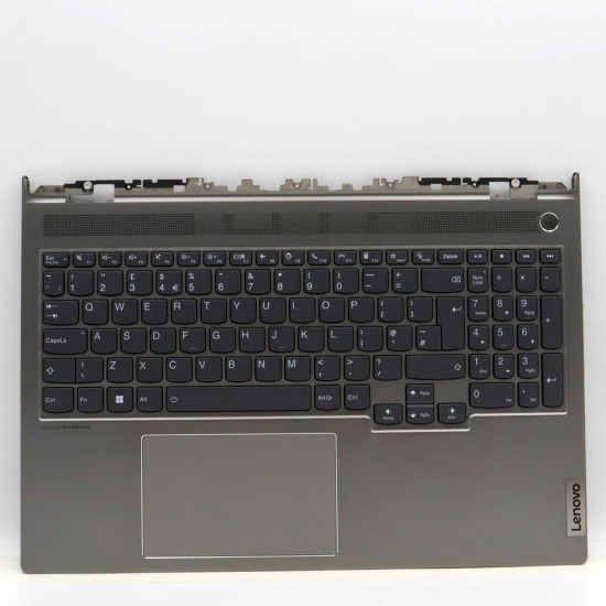 Lenovo ThinkBook 16p G3 ACH gray backlit UK keyboard palmrest - main product image