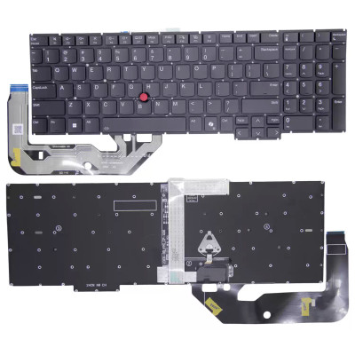 Lenovo ThinkPad E16 Gen 3 Gen 4 / P16s Gen 3 Gen 4 backlit black US keyboard AI
